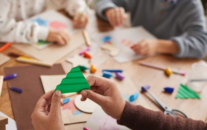 Kids arts and crafts.