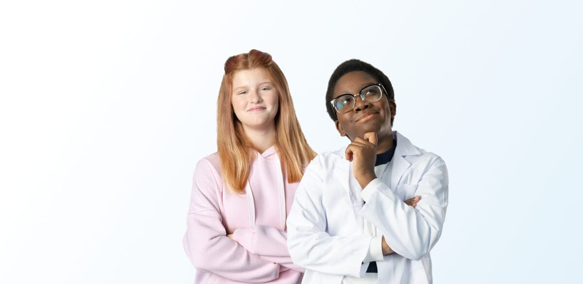 students smiling